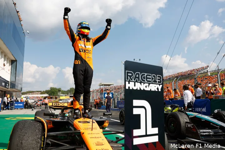 oscar piastri win hongarije 2024 mclaren
