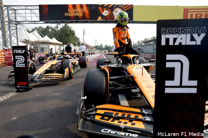 lando norris oscar piastri mclaren gp italie zaterdag 2024