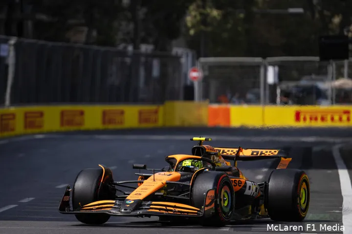 <i>Norris heeft werk aan de winkel.</i>