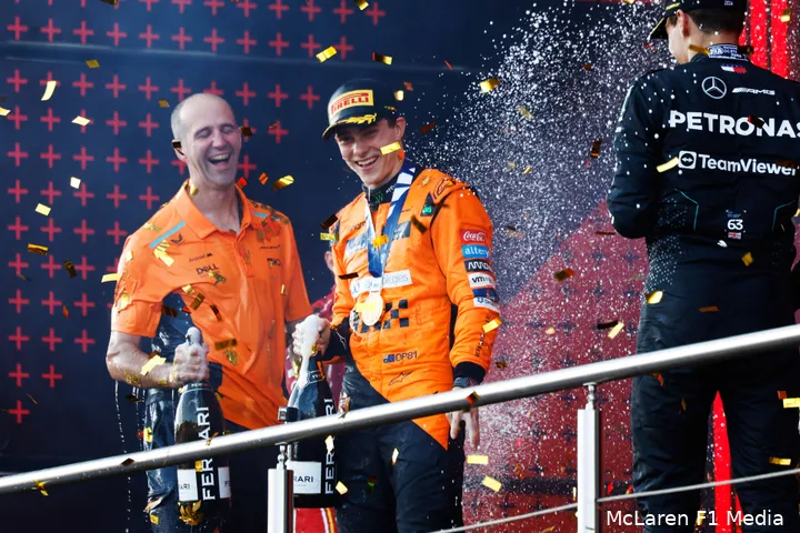 Ook in Azerbeidzjan won Piastri de Grand Prix in 2024.