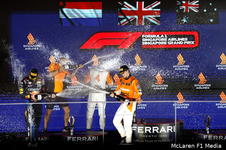Als Norris de titel wil winnen, moeten er meer weekenden als Singapore komen.