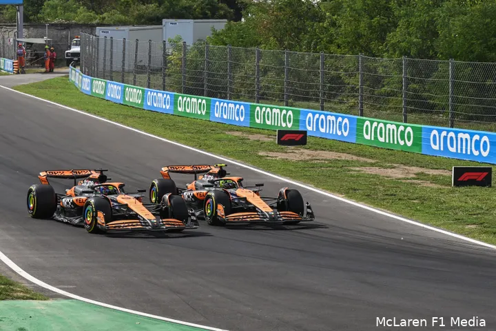 oscar piastri lando norris mclaren gp italie zondag 2024 3