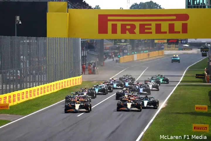 start mclaren gp italie zondag 2024