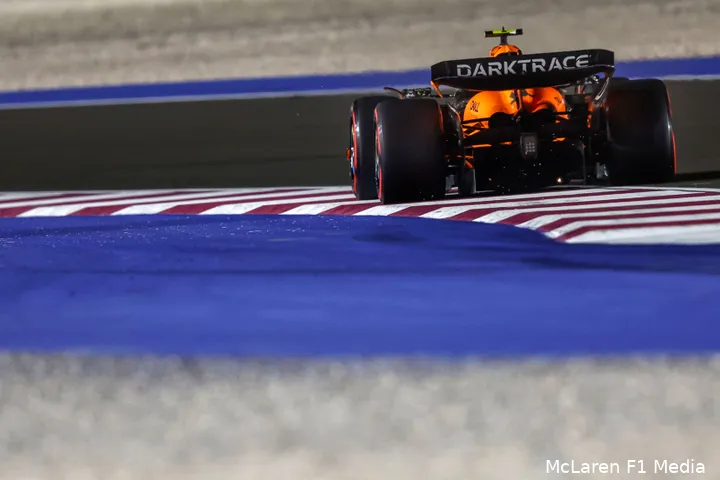 lando norris qatar vrijdag sprintkwalificatie 2024 mclaren