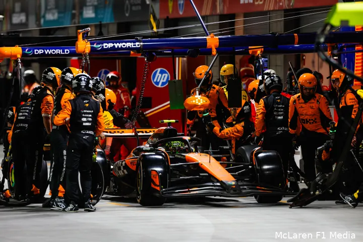 lando norris qatar vrijdag sprintkwalificatie 2024 mclaren
