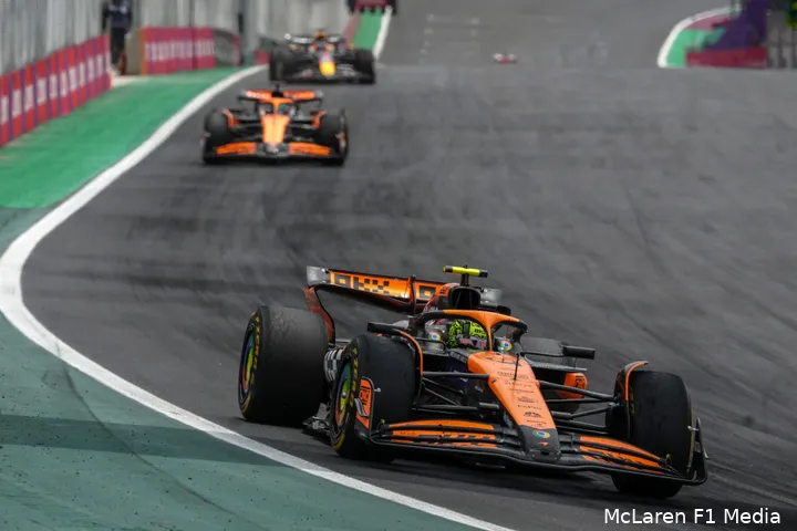 oscar piastri lando norris mclaren gp sao paulo zaterdag 2024