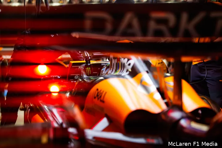 oscar piastri mclaren vt2 vrijdag las vegas mcl38