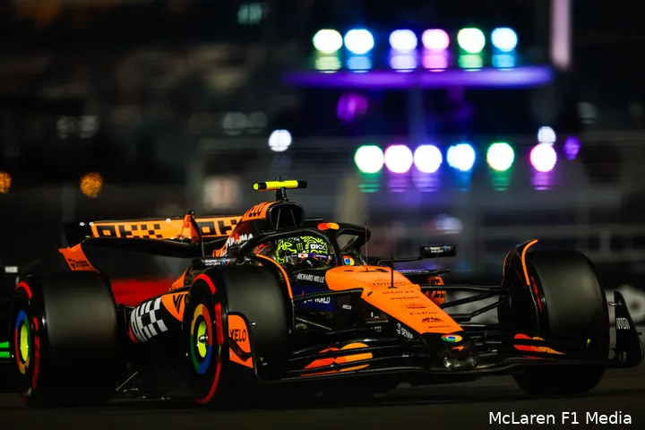 De zege van Norris stelde de constructeurstitel van McLaren veilig.