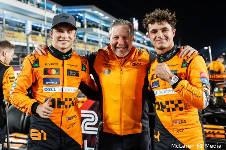 McLaren begon het raceweekend goed met een één-twee in de sprint.