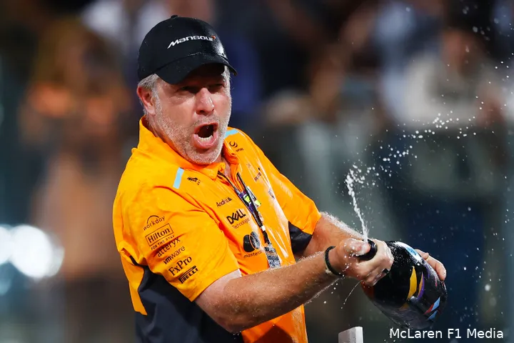 <i>Zak Brown is de CEO van McLaren en stuurt het team de juiste kant op.</i>