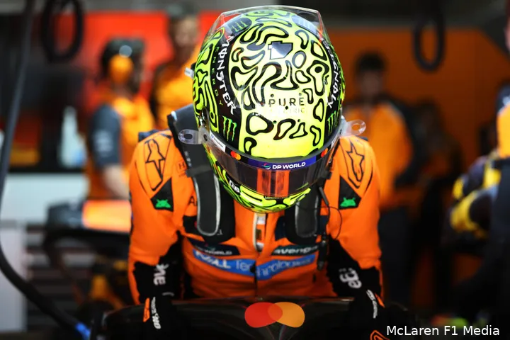 lando norris kwalificatie zaterdag 2025 sprintrace mclaren china
