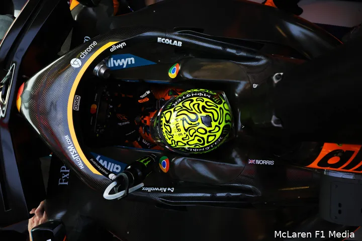 lando norris mclaren 2025 kwalificatie melbourne