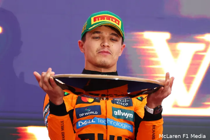 lando norris mclaren gp australie zondag 2025