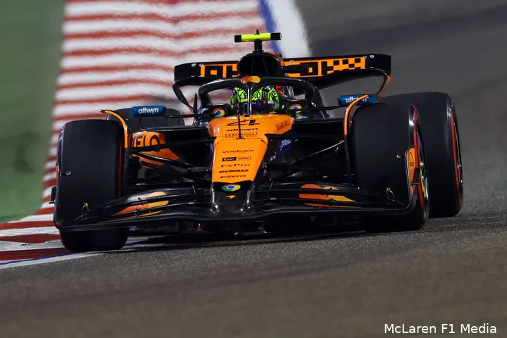 lando norris mclaren bahrein kwalificatie zaterdag 2025
