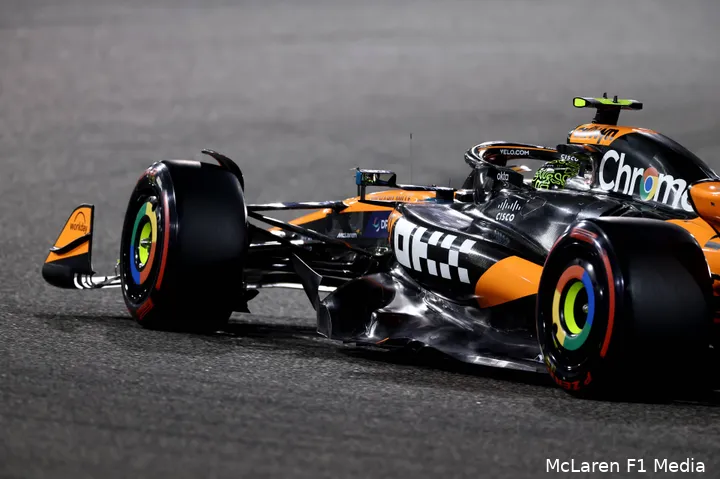 lando norris mclaren bahrein kwalificatie zaterdag 2025