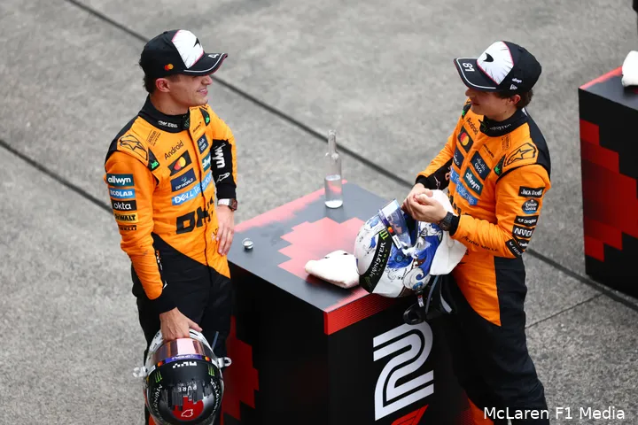 Piastri kreeg de kans niet om te proberen om Verstappen aan te vallen.