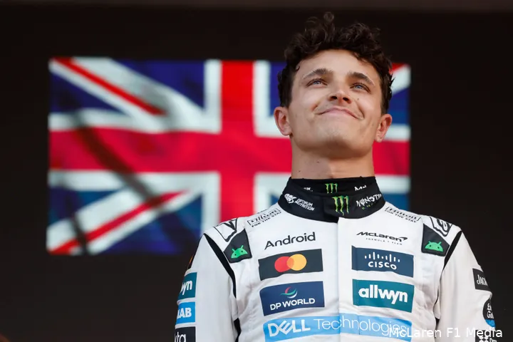 lando norris mclaren 2025 monaco gp podium