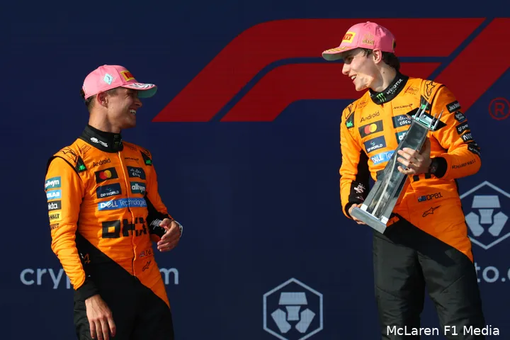 Hill vreest dat Norris nog wel vaker gaat verliezen van Piastri.