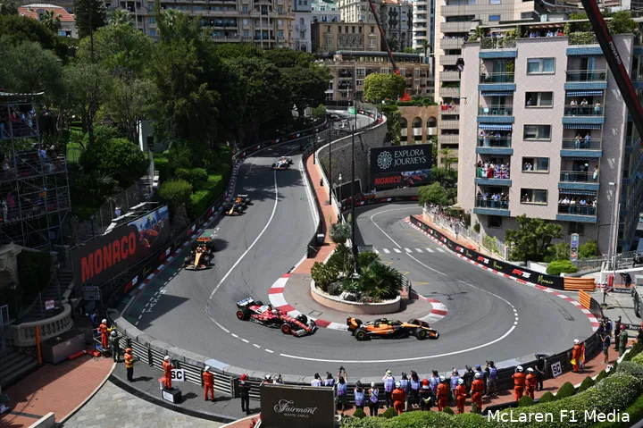 oscar piastri lando norris mclaren 2025 monaco gp ferrari charles leclerc