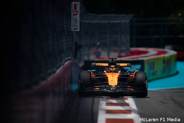 <i>Piastri op weg naar de overwinning.</i>