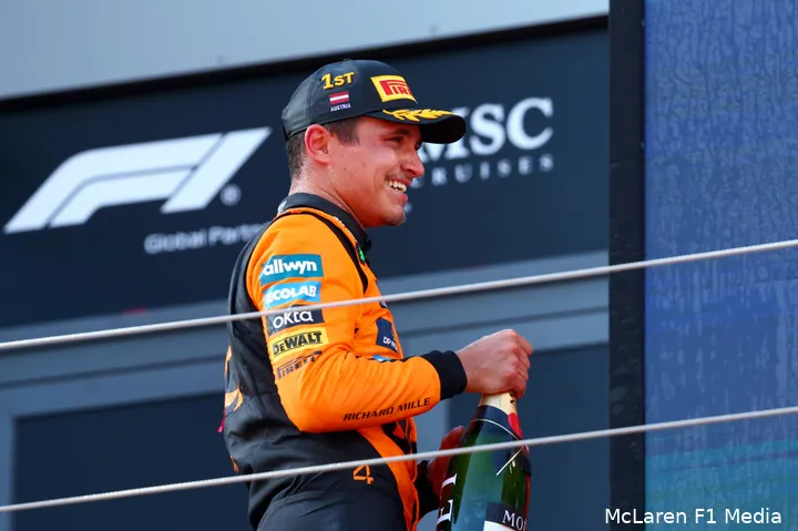 lando norris mclaren gp oostenrijk 2025 zondag 5
