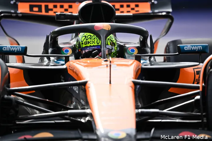 Norris kende geen lekkere kwalificatie in Canada.&nbsp;