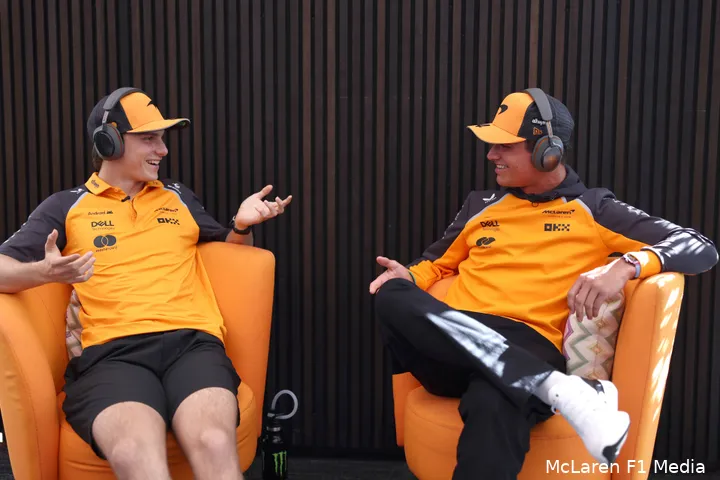 lando-norris-oscar-piastri-donderdag-hongarije-2025
