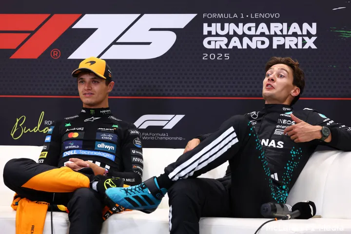 lando-norris-mclaren-gp-hongarije-2025-zondag-george-russell-mercedes-2