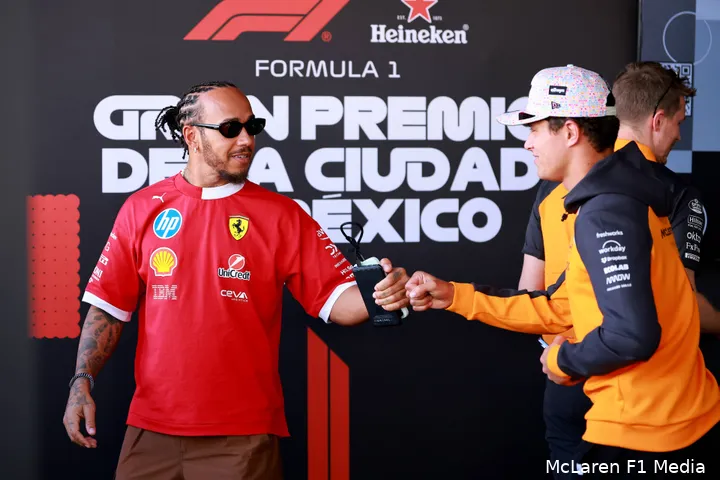 lando-norris-mexic-vrijdag-2025-mclaren-lewis-hamilton