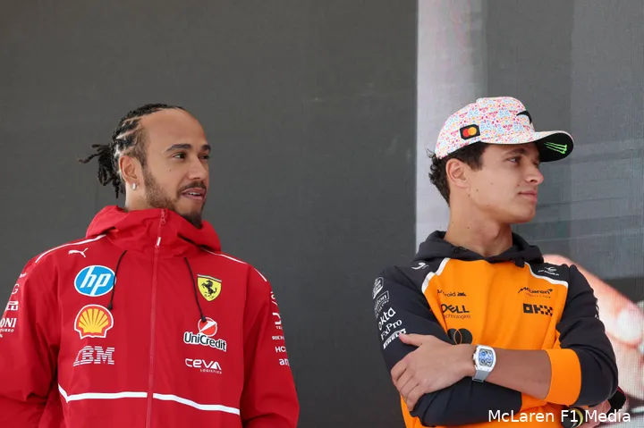 lewis-hamilton-ferrari-lando-norris-mclaren-mexico-vrijdag