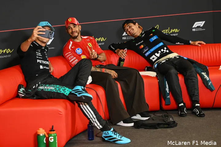 lando-norris-mclaren-lewis-hamilton-ferrar-mercedes-george-russell-gp-barcelona-catalonie-2026-zondag-persconferentie