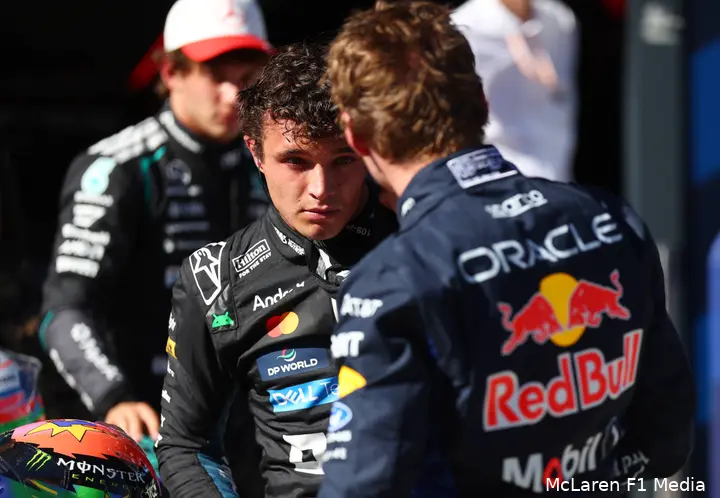 lando-norris-mclaren-gp-spanje-2026-zaterdag-max-verstappen