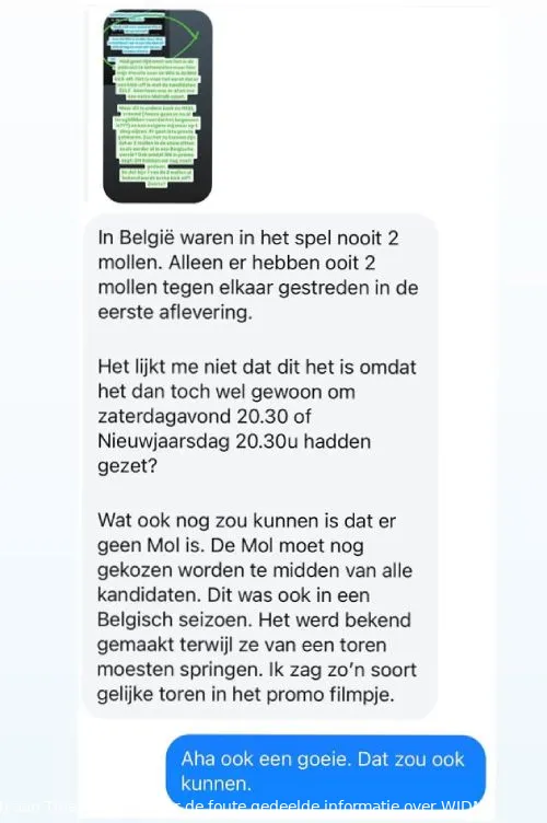 mensen ergeren zich aan tina nijkamp door de foute gedeelde informatie over widm