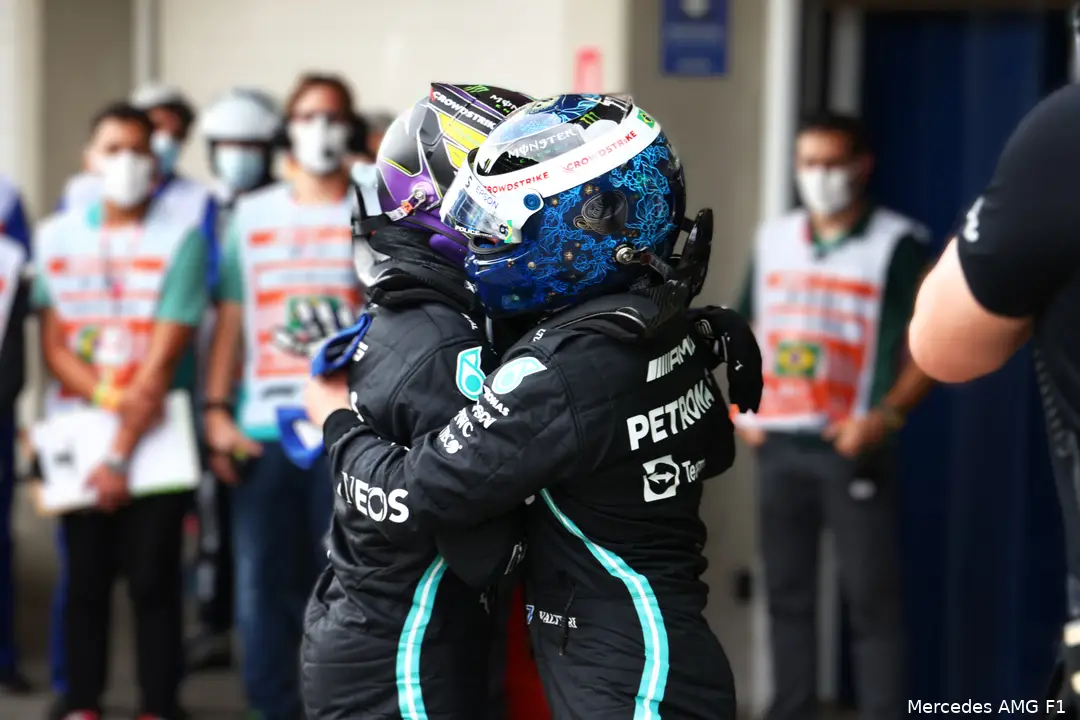 lewis hamilton valtteri bottas mercedes