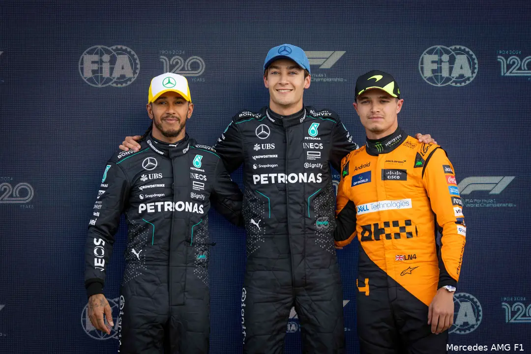 lewis hamilton george russell lando norris silverstone 2024 2