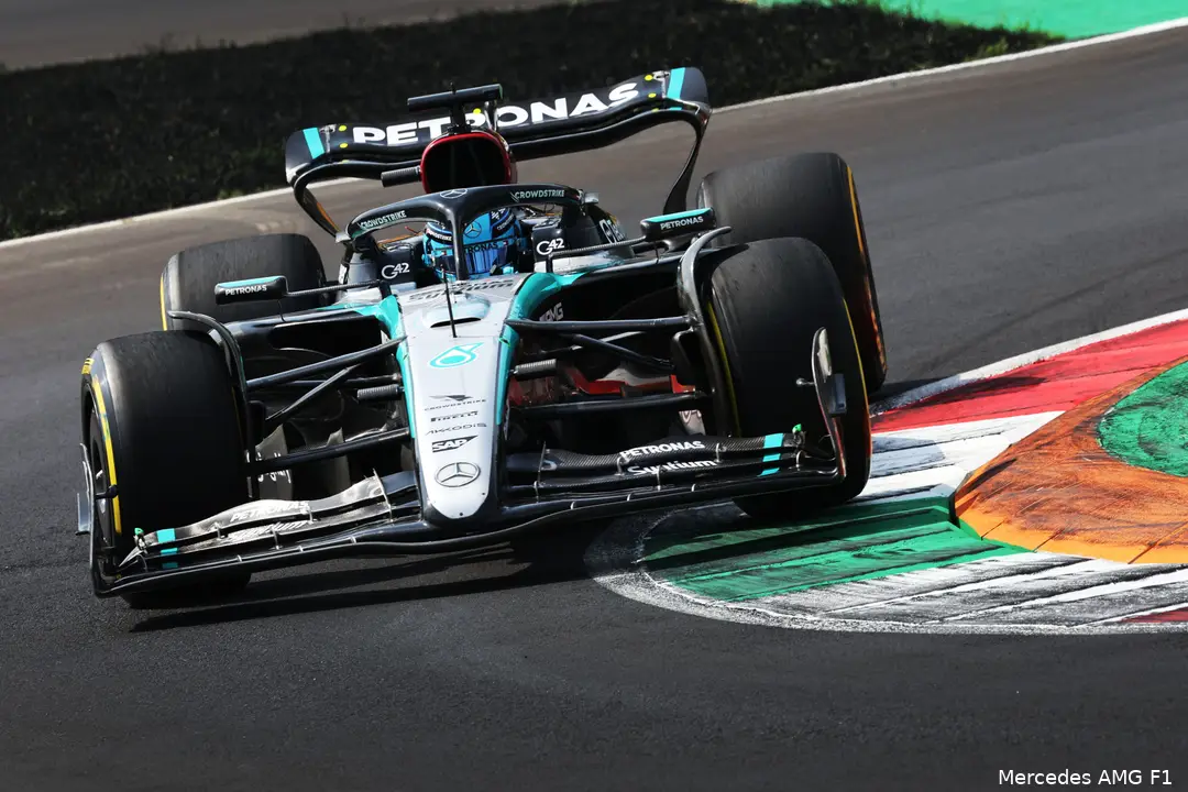 George Russell in Monza