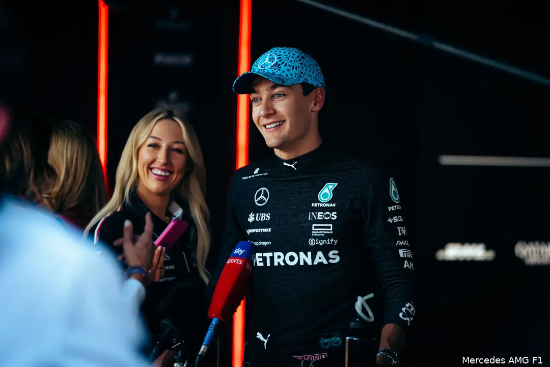 george russell mexico kwalificatie zaterdag mercedes 2024