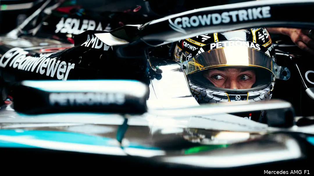 Russell start de Grand Prix van China vanaf P2.