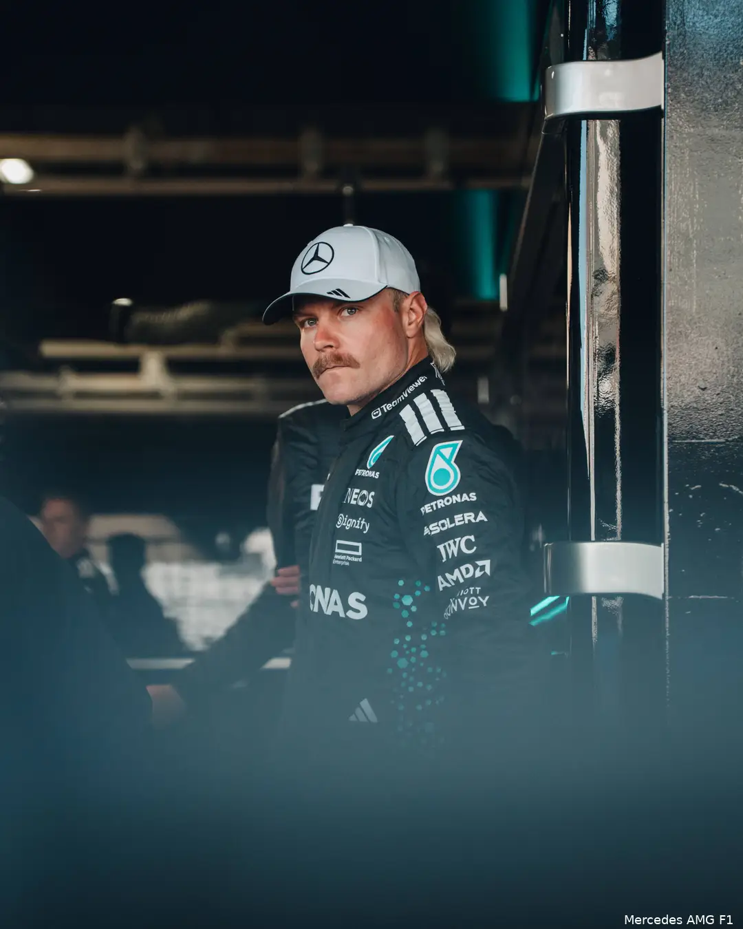 <i>Bottas, nu nog reserve-coureur van Mercedes.</i>