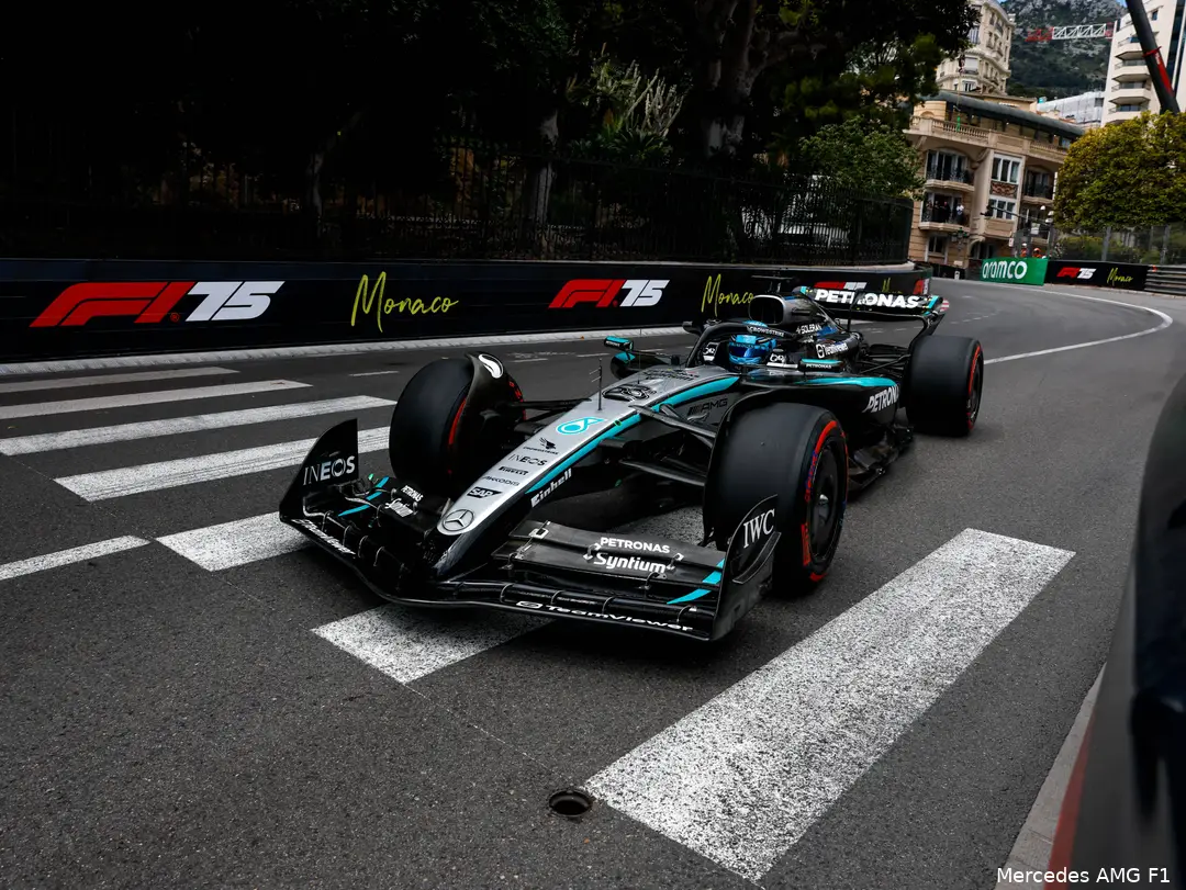 <i>Mercedes was snel klaar in Monaco.</i>