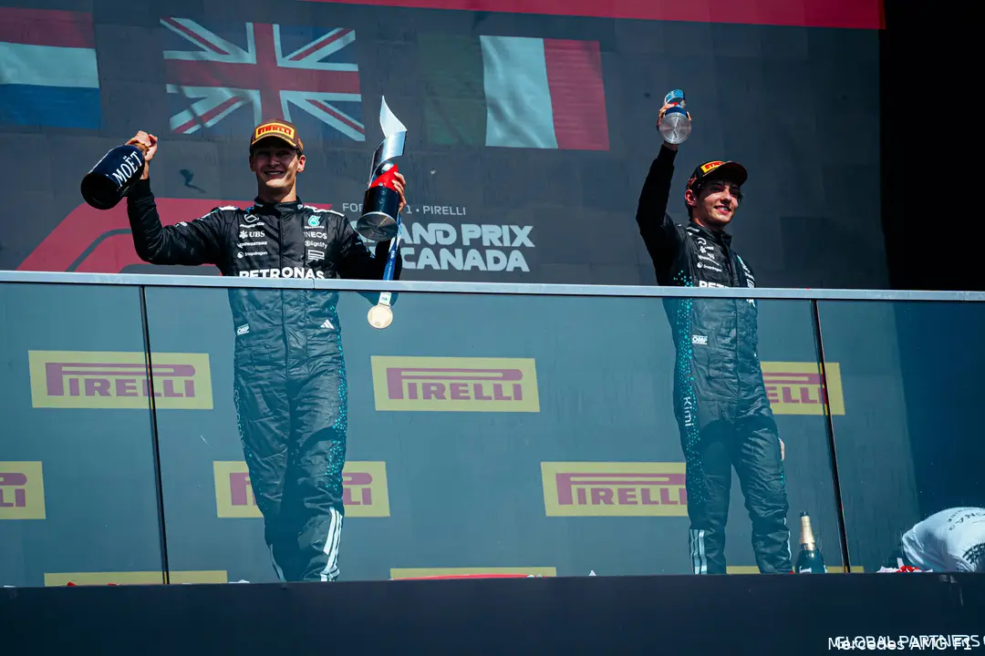 george russell win canada 2025 kimi antonelli