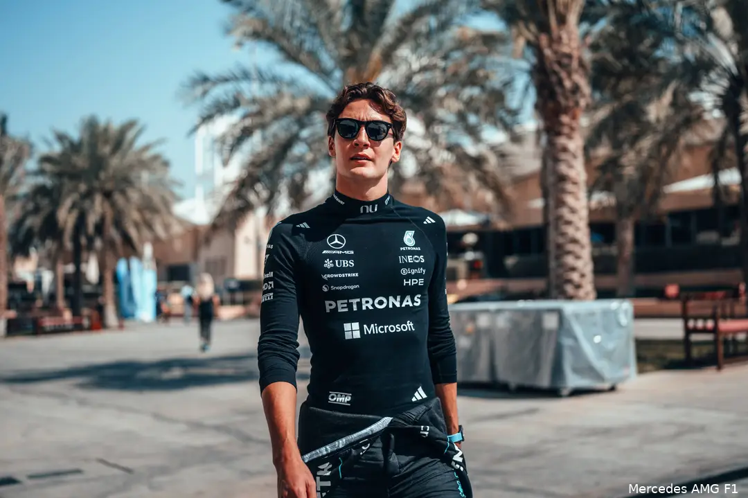 george-russell-mercedes-woensdag-wintertests-bahrein
