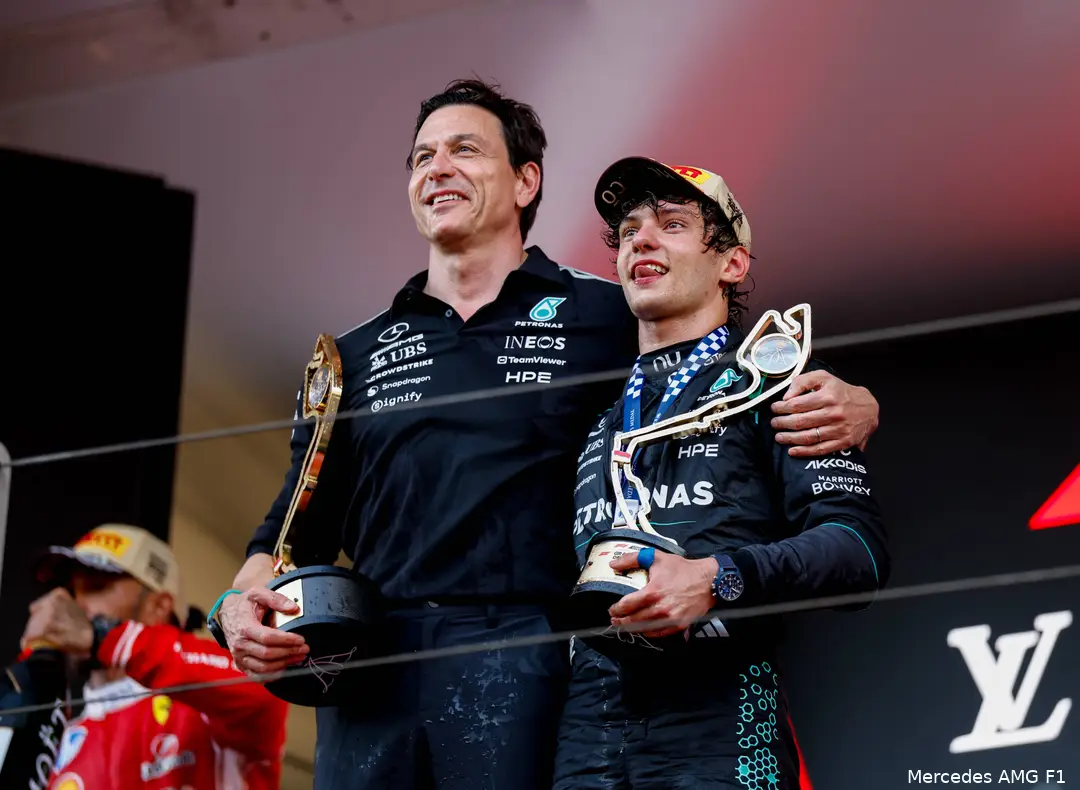 toto-wolff-kimi-antonelli-mercedes-2026-monaco-zondag-race-podium