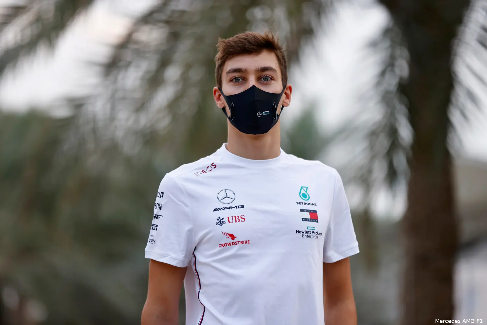 George Rusell Mercedes Sakhir Bahrein