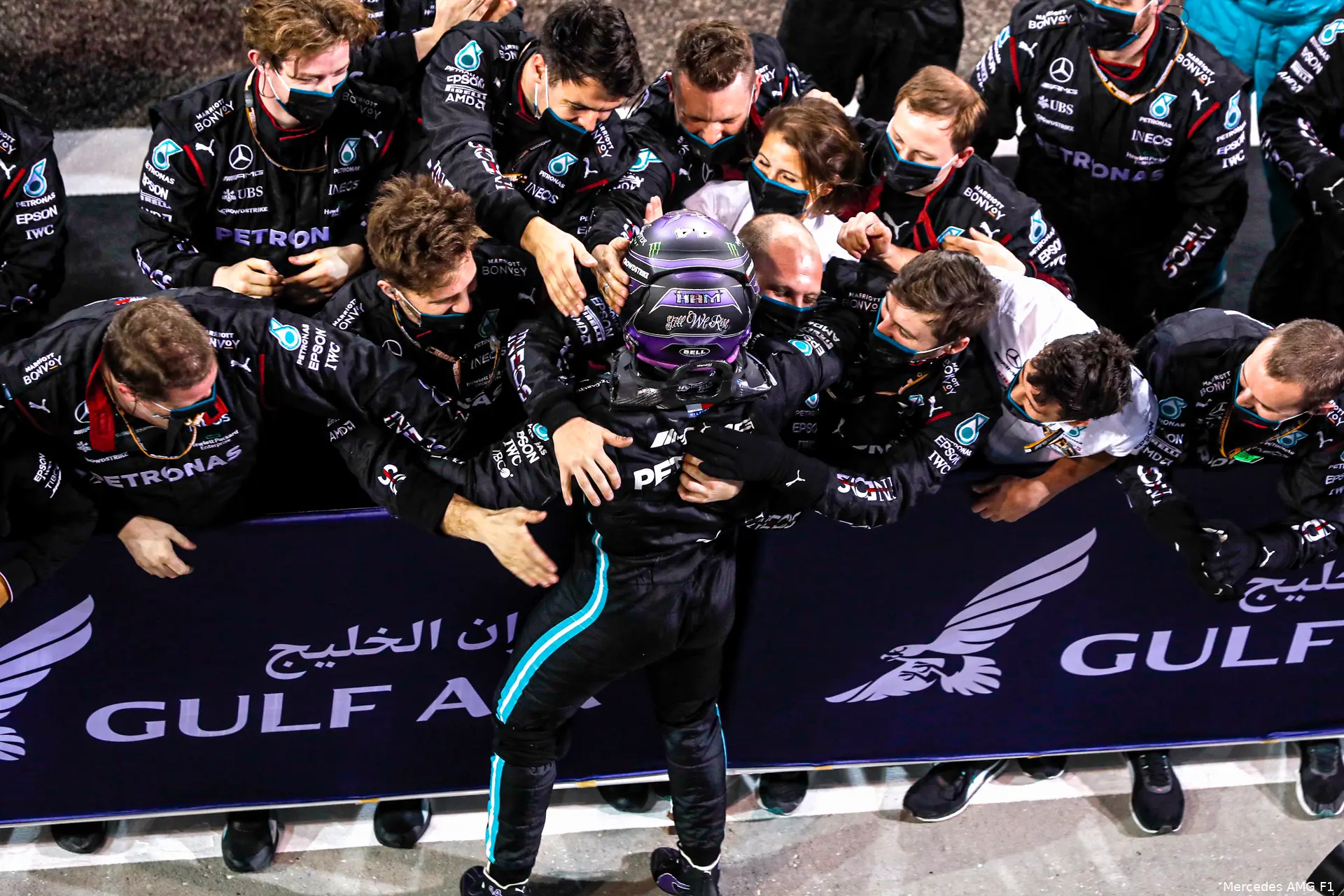Lewis Hamilton Mercedes 2021 Bahrein
