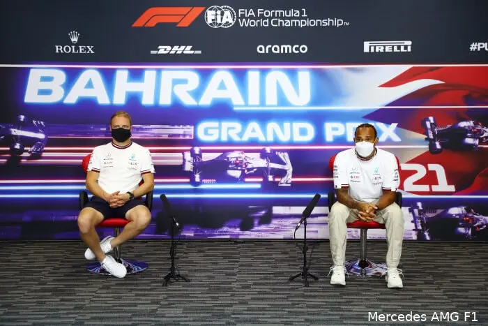 Lewis Hamilton Valtteri Bottas Mercedes
