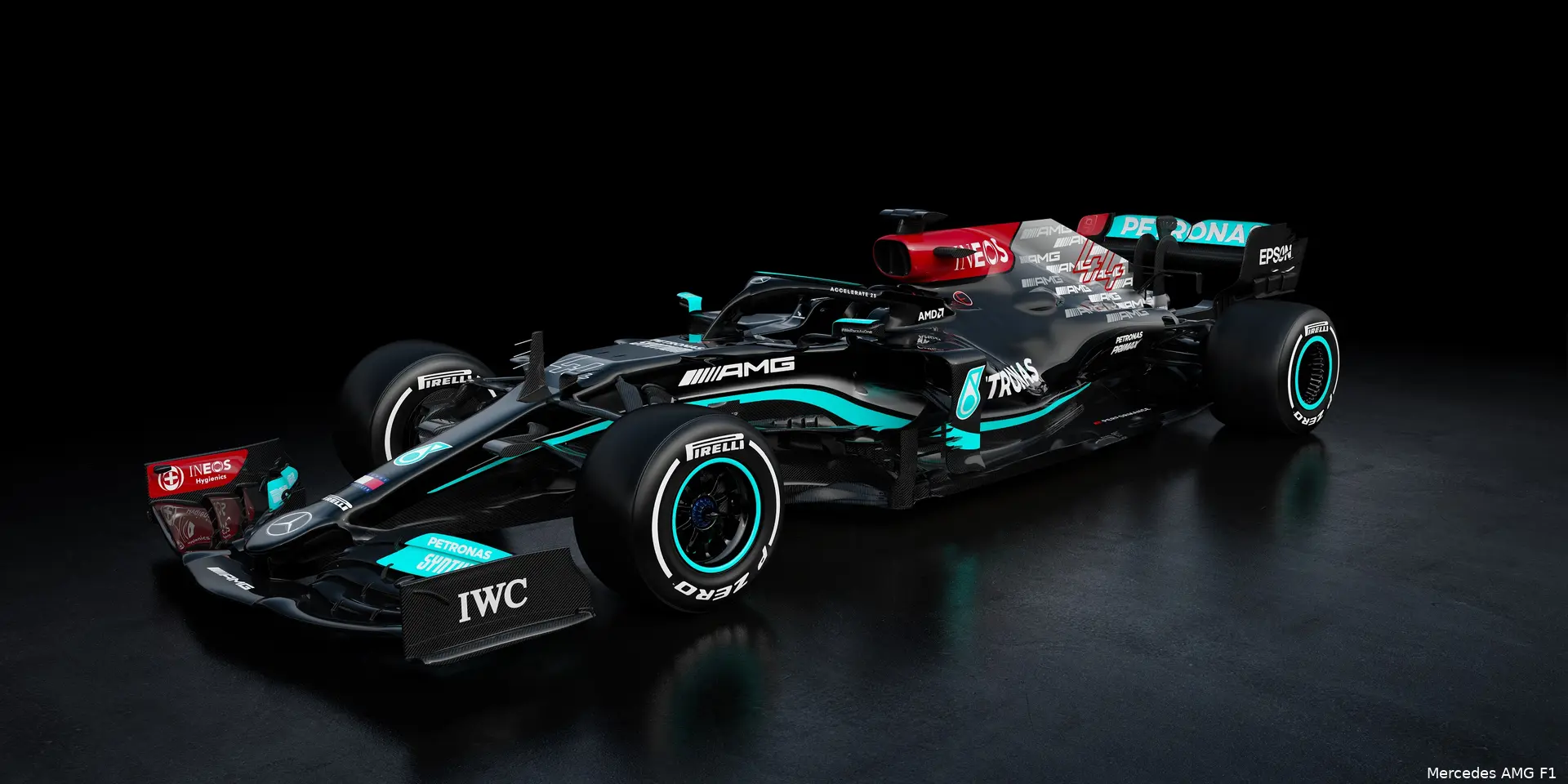Mercedes W12 zijkant