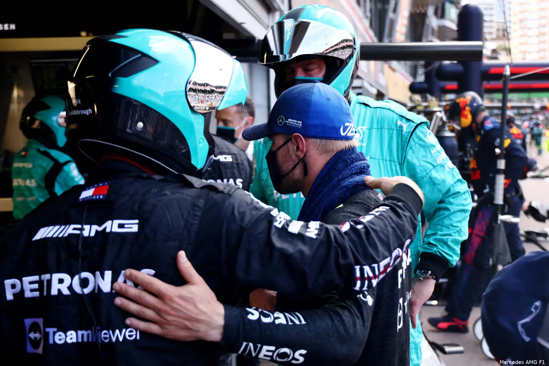 valtteri bottas mercedes monaco
