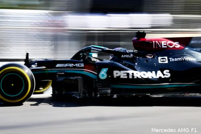 Hamilton Mercedes Azerbeidzjan4