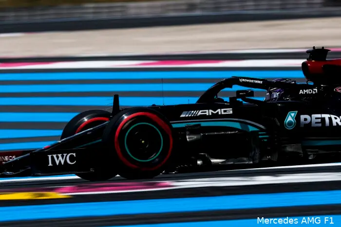 Lewis Hamilton Mercedes Frankrijk2